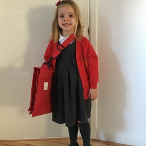 Our little schoolgirl!