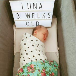 Luna – three weeks&nbsp;old